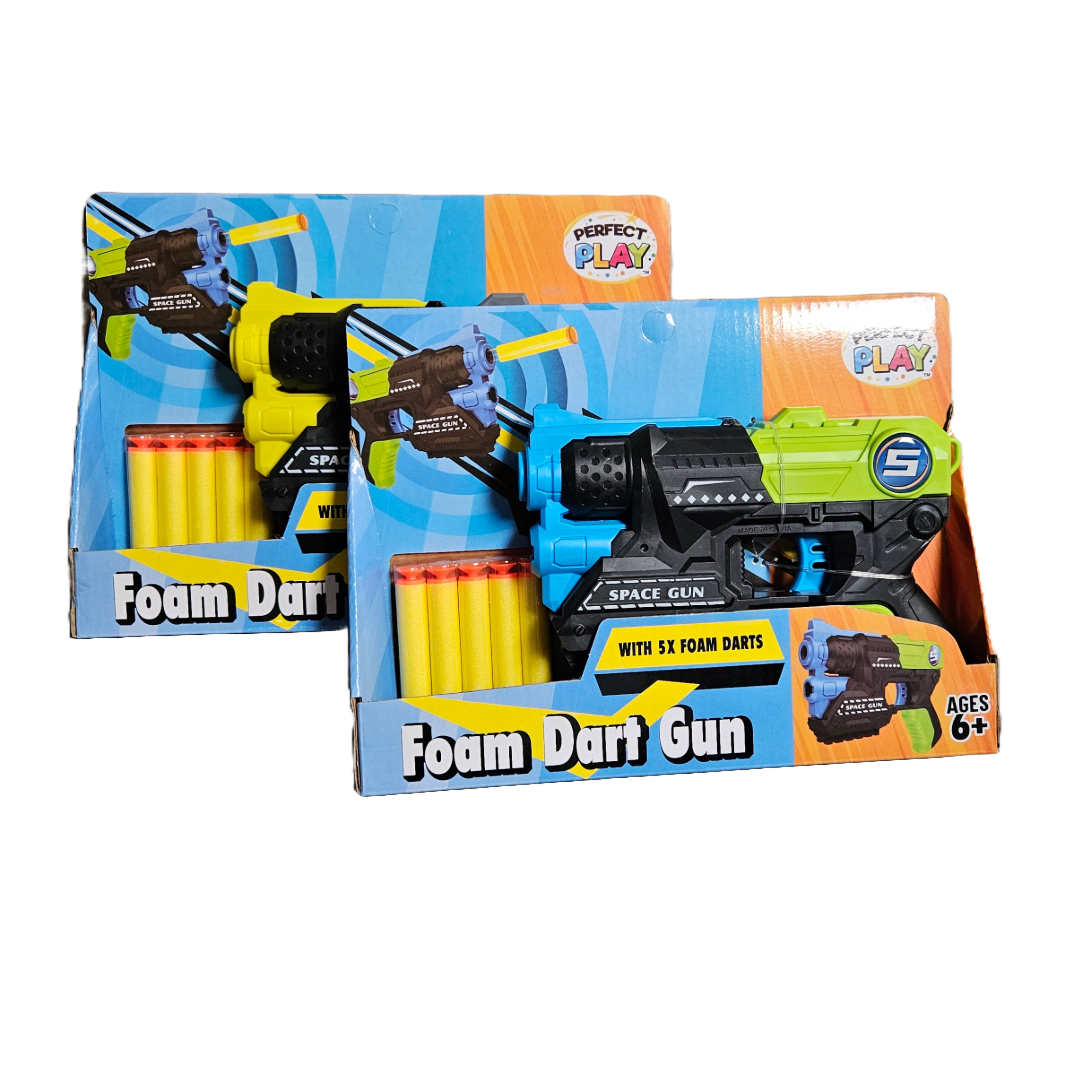 Foam Dart Blaster – Soft Action Toy Gun for Kids (Random colours available) - Little Explorers Toy Shop