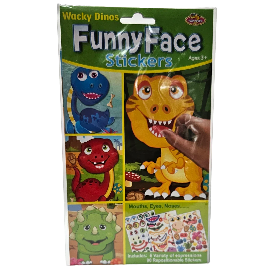Funny Face Sticker Set – 86+ Repositionable Stickers - Little Explorers Toy Shop
