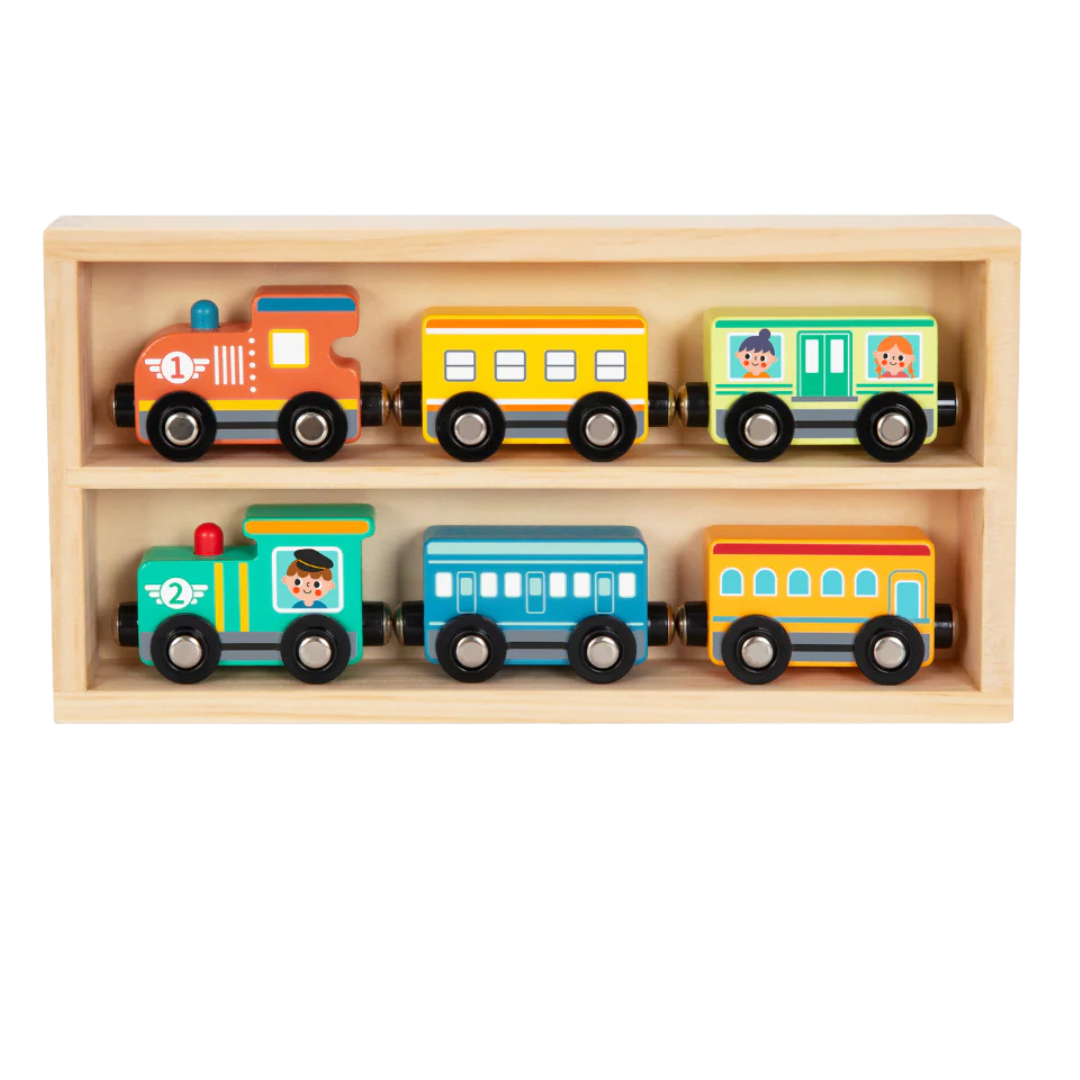 Hi Panda Magnetic Wooden Train Set