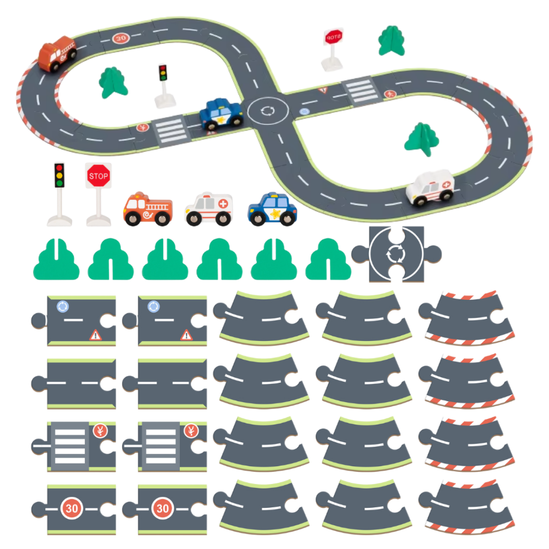 Hi Pando City Road Set (32 Pieces)