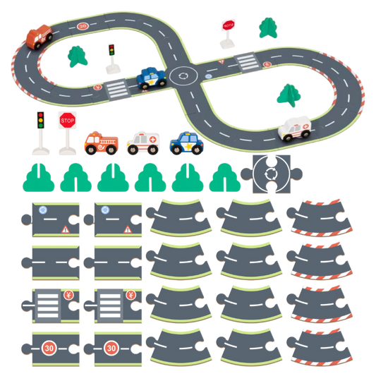 Hi Pando City Road Set (32 Pieces)