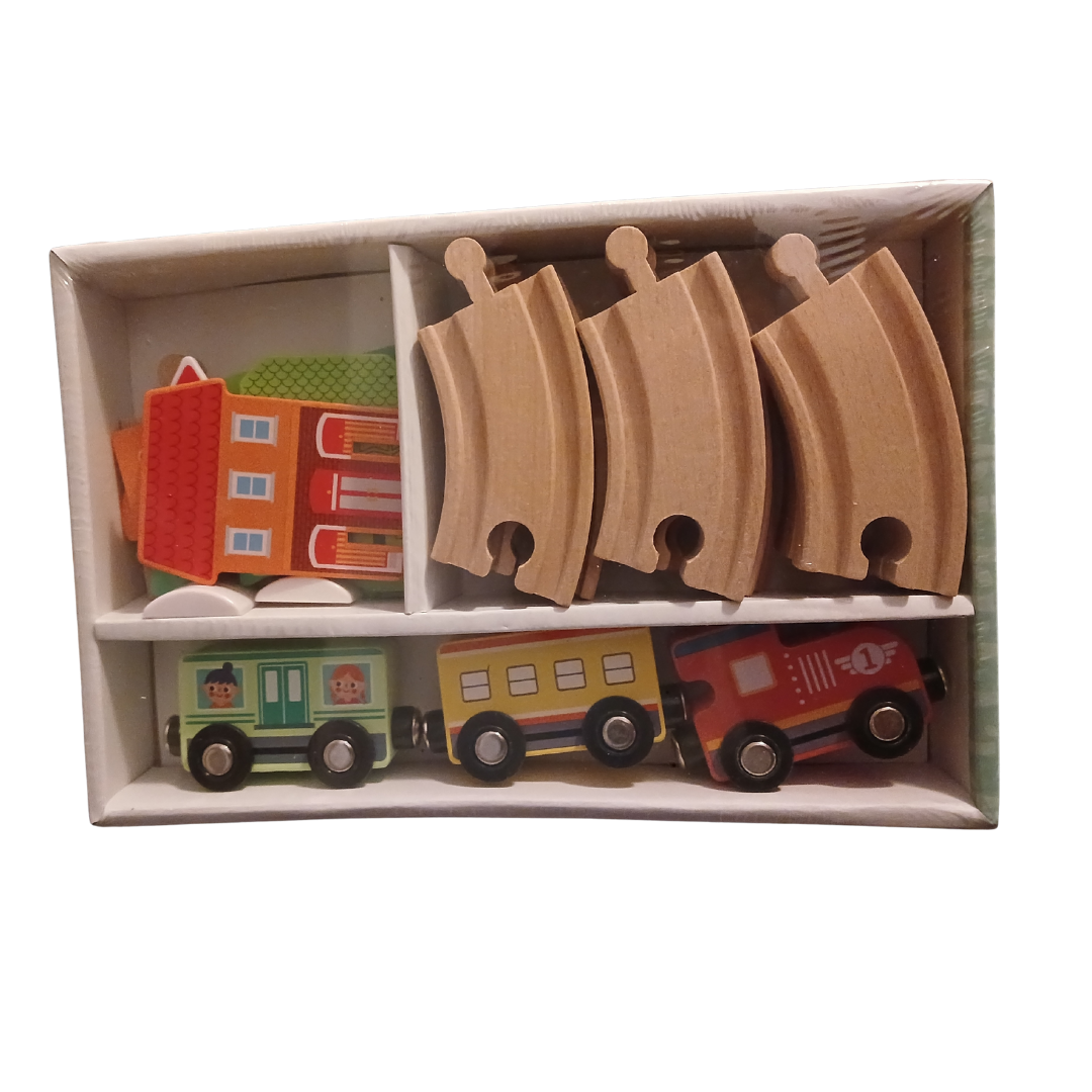 Hi Pando Wooden Train Set