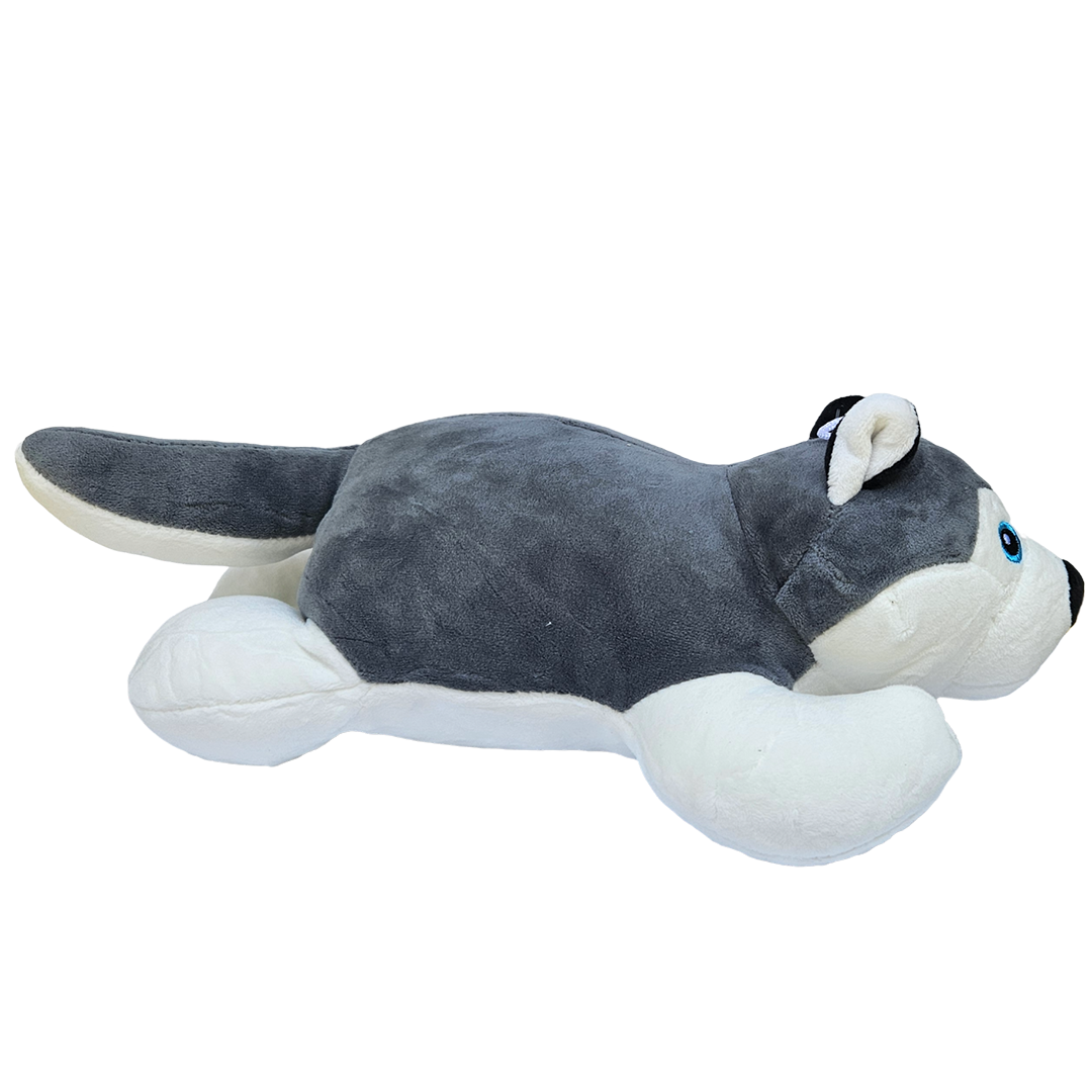 Soft and Cuddly Husky Dog Plush Toy for Kids - Little Explorers Toy Shop