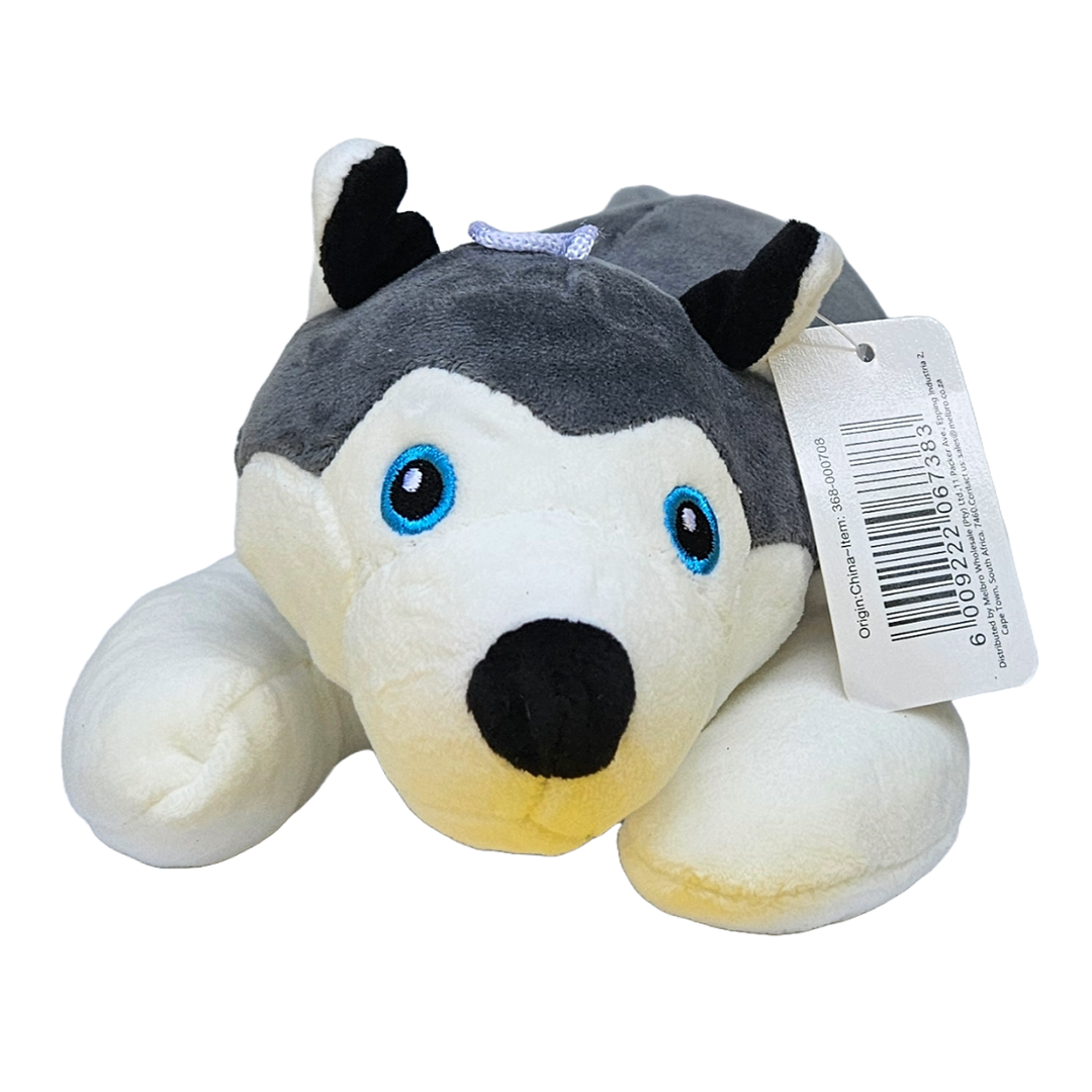 Soft and Cuddly Husky Dog Plush Toy for Kids - Little Explorers Toy Shop