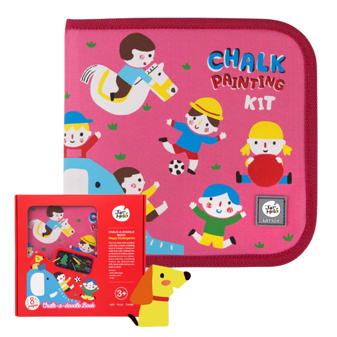 Jar Melo Chalk Doodle Book: Happy Kindergarten