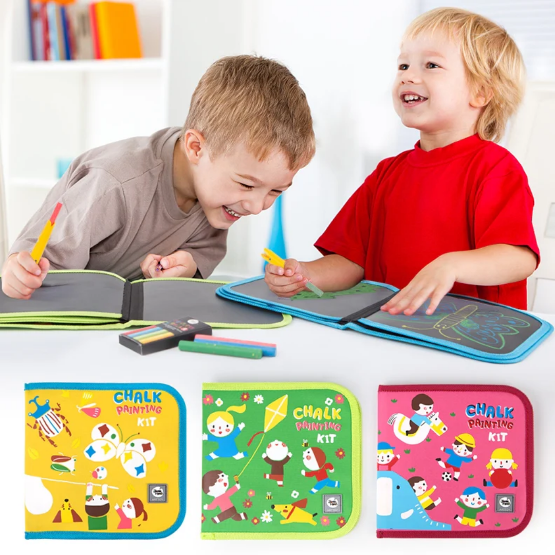 Jar Melo Chalk Doodle Book: Happy Kindergarten