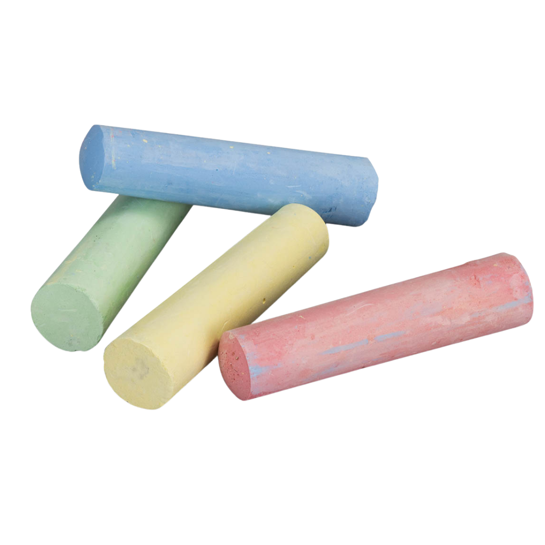 Khoki 5 Jumbo Chalk Assorted Colours Sidewalk Chalk