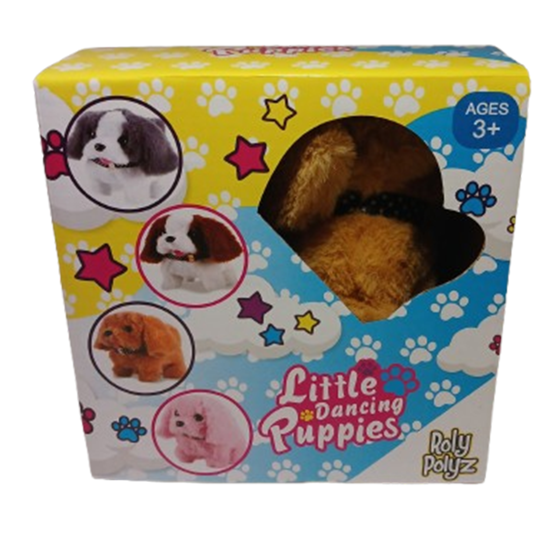 Battery-Operated Fluffy Dancing Puppy Toy for Ages 3+ (random colours available) - Little Explorers Toy Shop