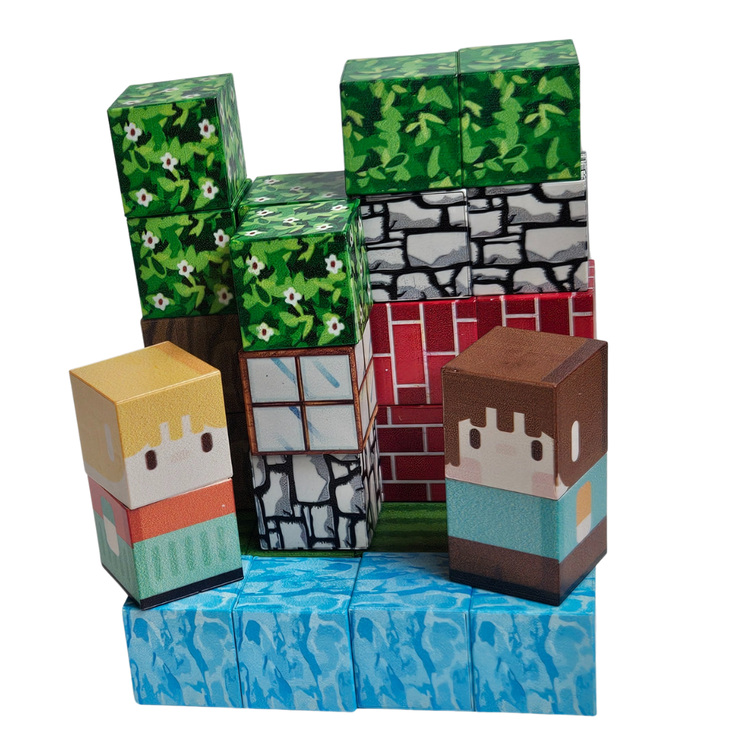 Magnetic Squares Creative Building Blocks