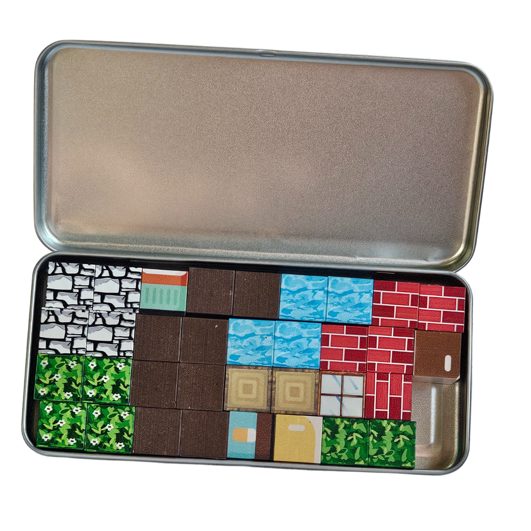 Magnetic Squares Creative Building Blocks