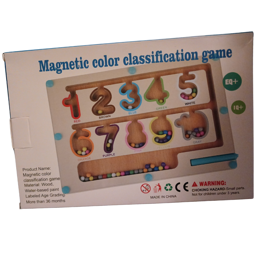 Magnetic Colour Classification Game (1-10)