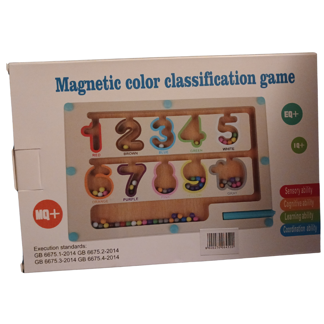 Magnetic Colour Classification Game (1-10)