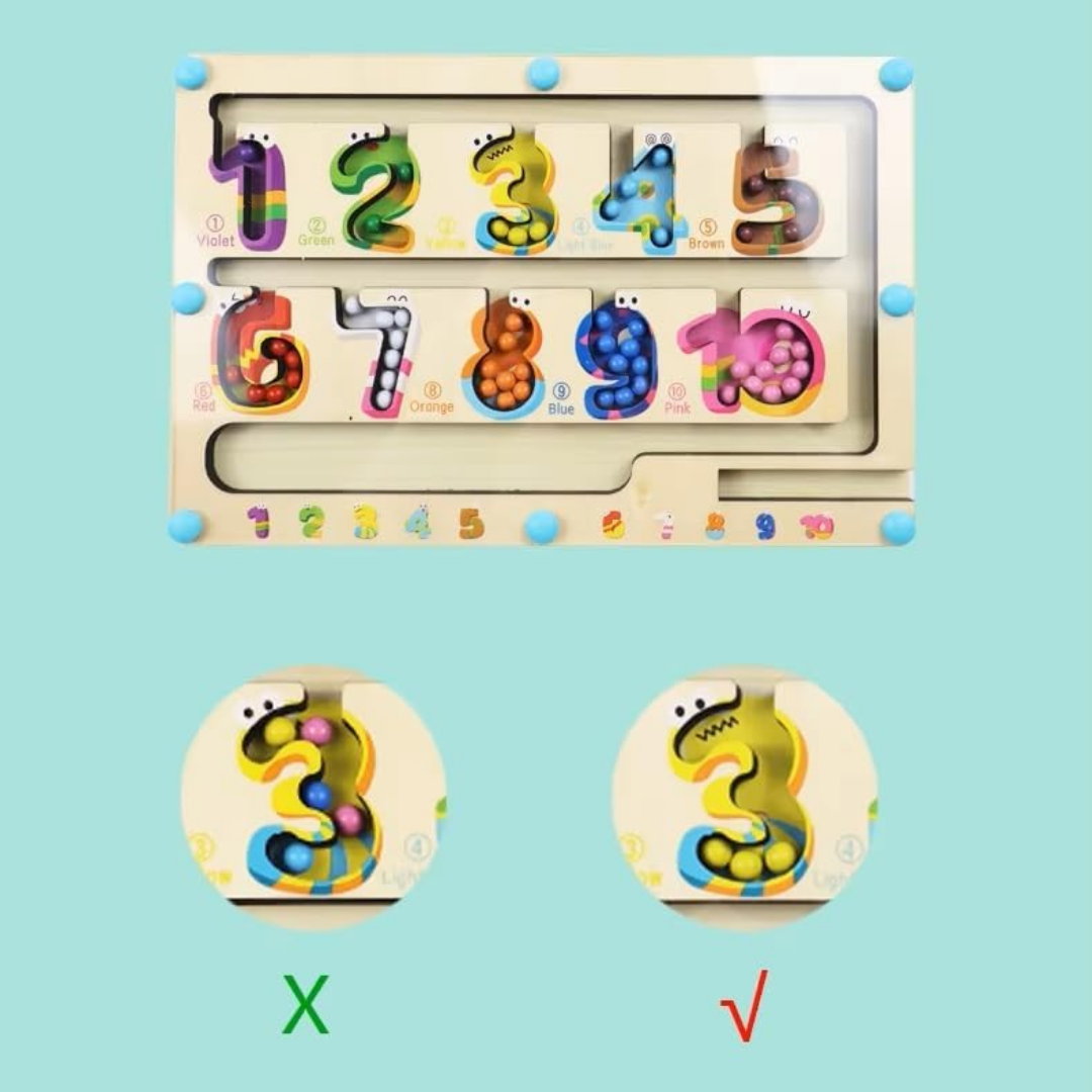 Magnetic Colour Classification Game (1-10)