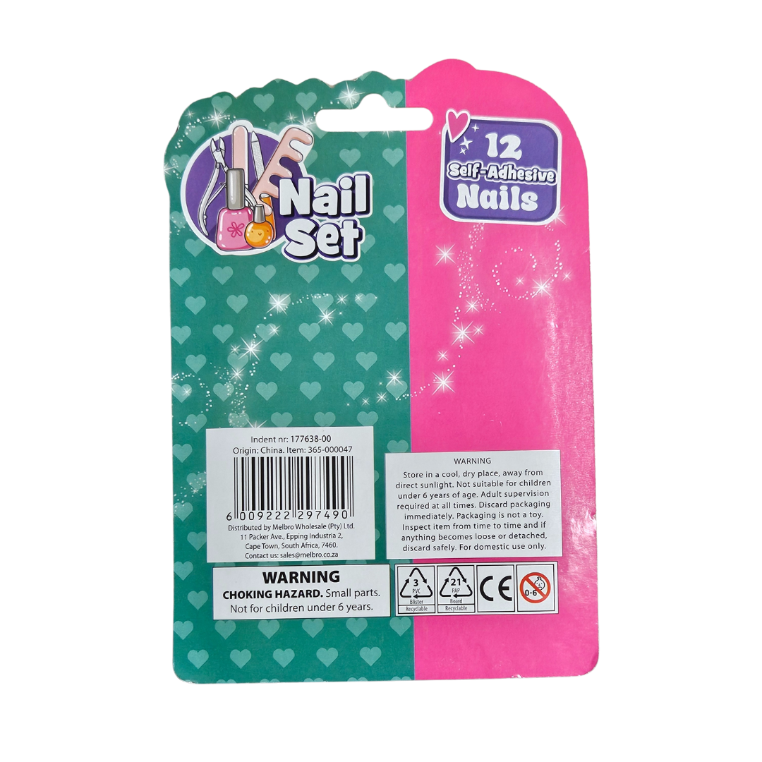 Nail Set for girls back