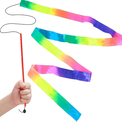 🌈 Neon Dancing Ribbon – Twirl, Dance & Shine! 💃 - Little Explorers Toy Shop