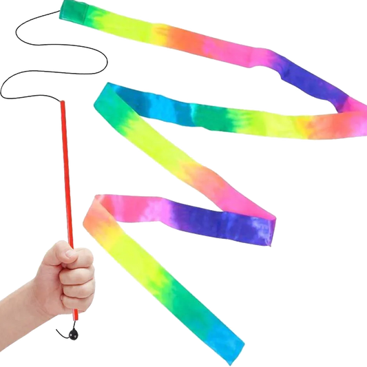 🌈 Neon Dancing Ribbon – Twirl, Dance & Shine! 💃 - Little Explorers Toy Shop