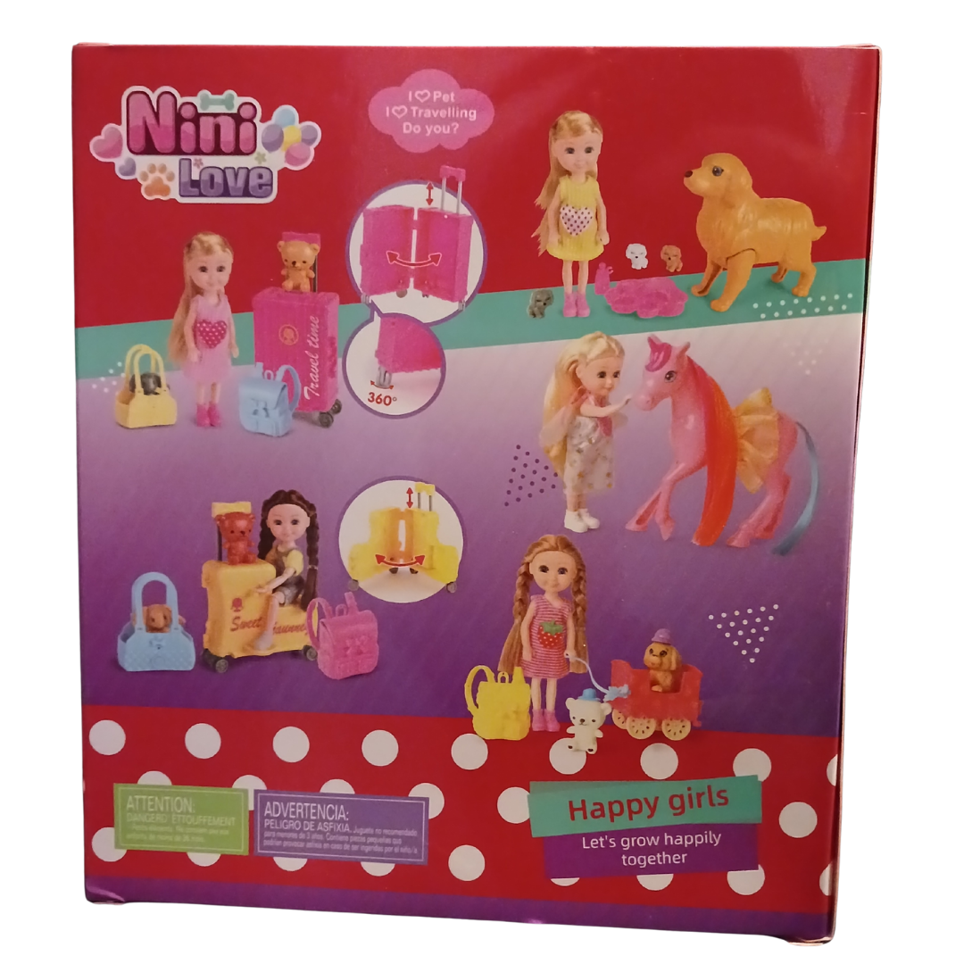 Nini Love Doll and Horse Riding Adventure Set