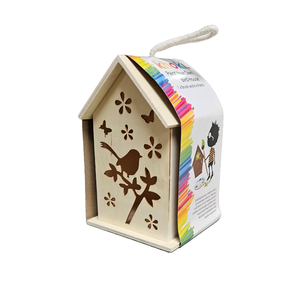Paint Your Own Wooden Birdhouse Kit - Little Explorers Toy Shop