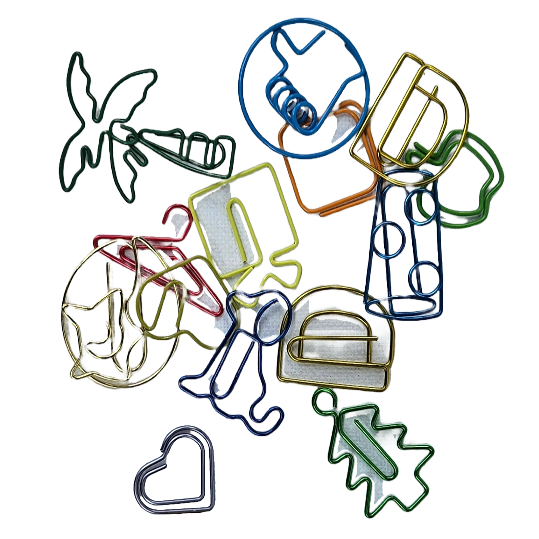 Fun-Shaped Paperclips (18 in a packet) - Little Explorers Toy Shop