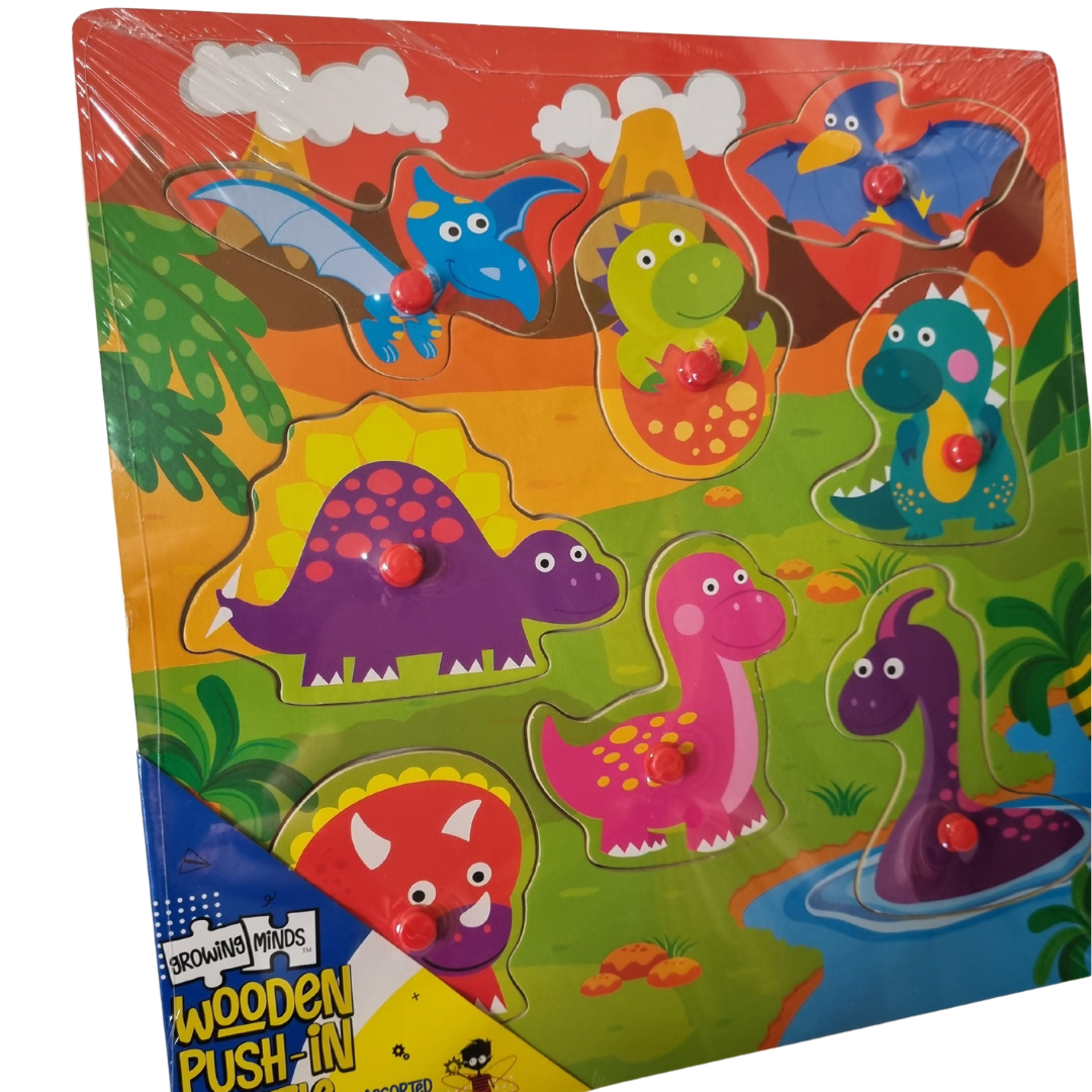 Wooden Peg_Puzzle_Dino