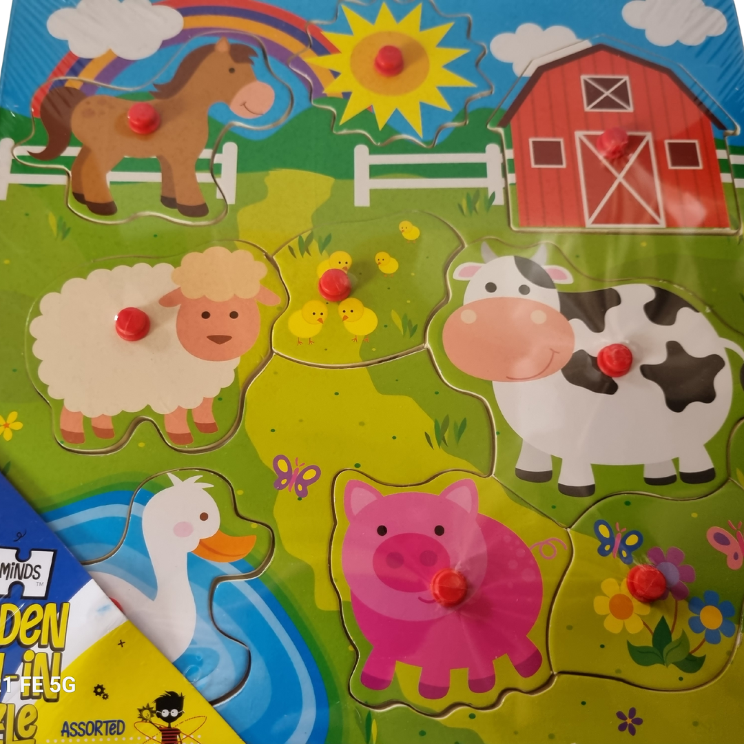 Wooden Peg_Puzzle_Farm