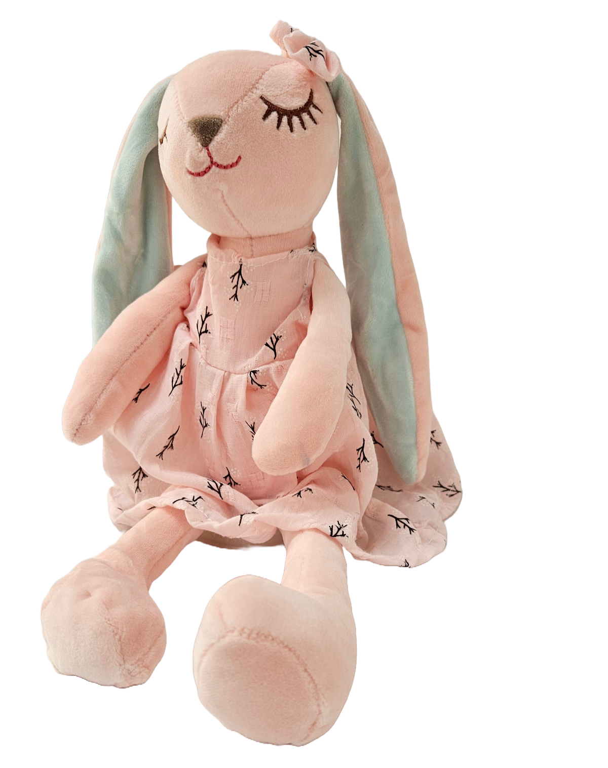 Pink plush bunny