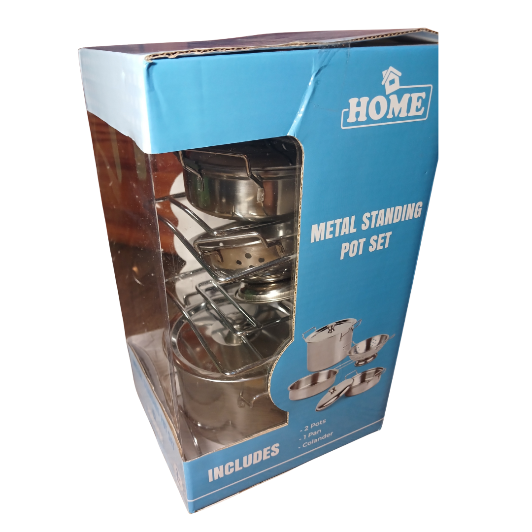 Metal Standing Pot Set for Little Explorers