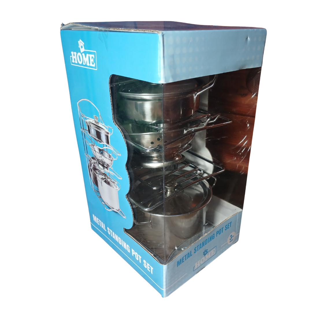 Metal Standing Pot Set for Little Explorers