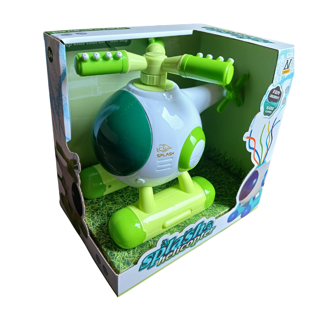 Splash Helicopter Sprinkler – Outdoor Water Play Fun