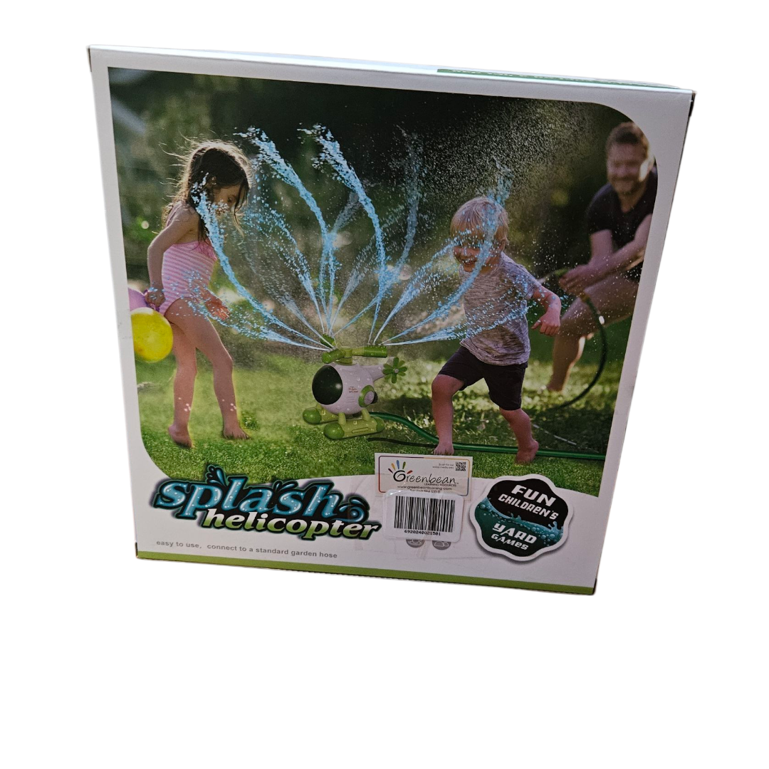 Splash Helicopter Sprinkler box back