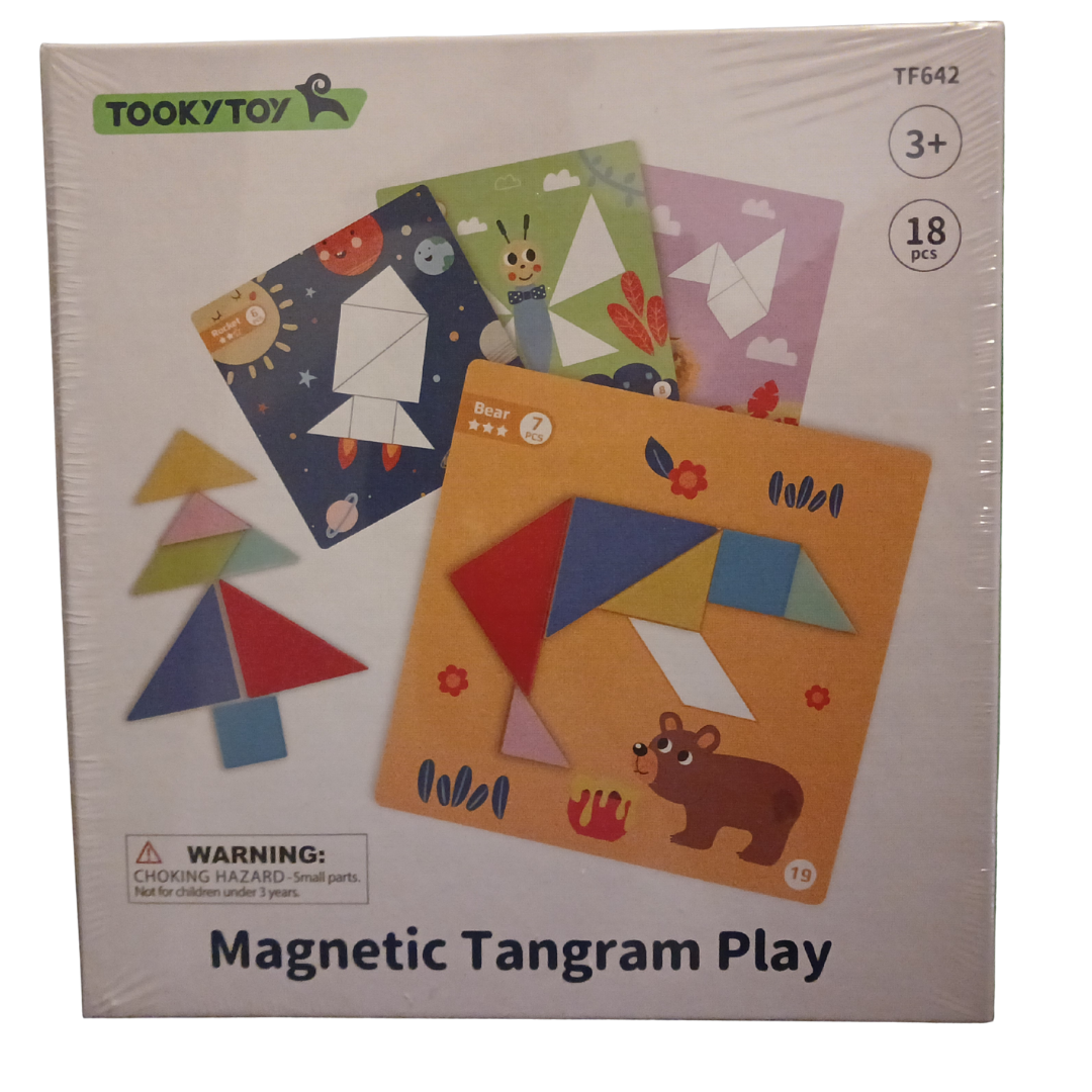 Tooky Toy Magnetic Tangram Play Set