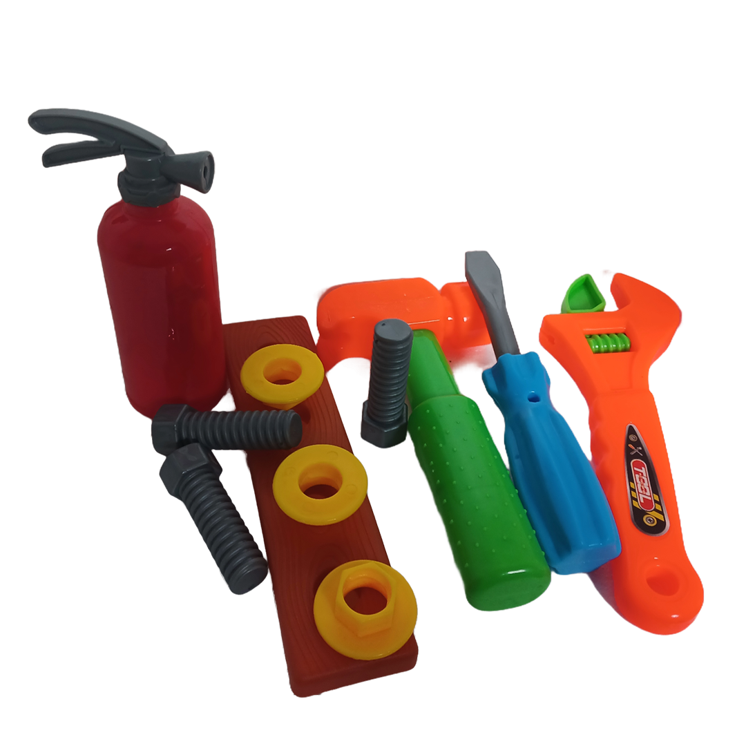 DIY Tool Set with Hard Hat – Fun & Colorful Toy for Little Builders - Little Explorers Toy Shop