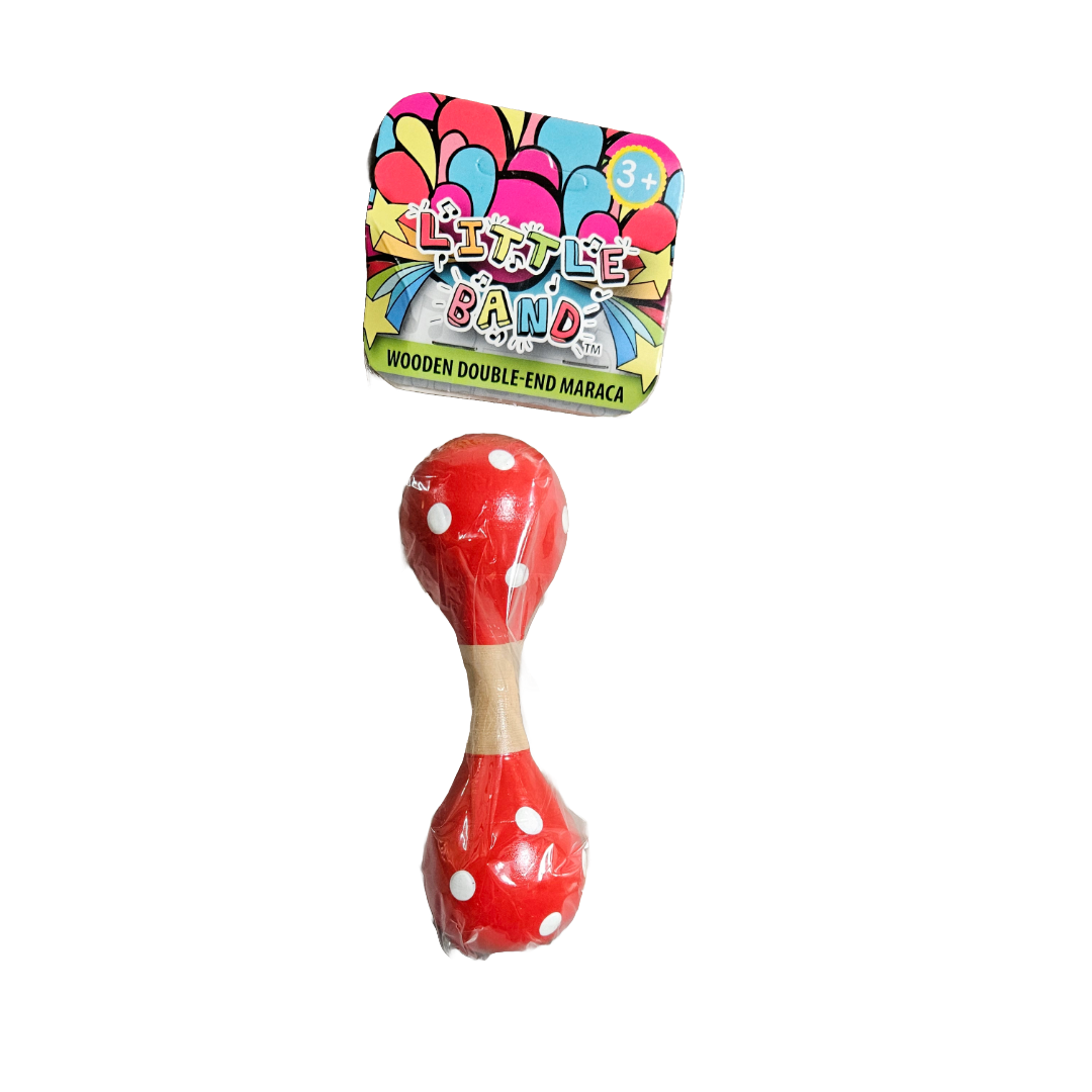 Wooden Double-End Maraca Shaker - Little Explorers Toy Shop