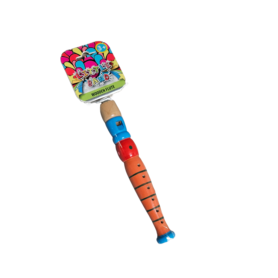 Colorful Wooden Flute – Musical Play for Kids (Random colours available) - Little Explorers Toy Shop