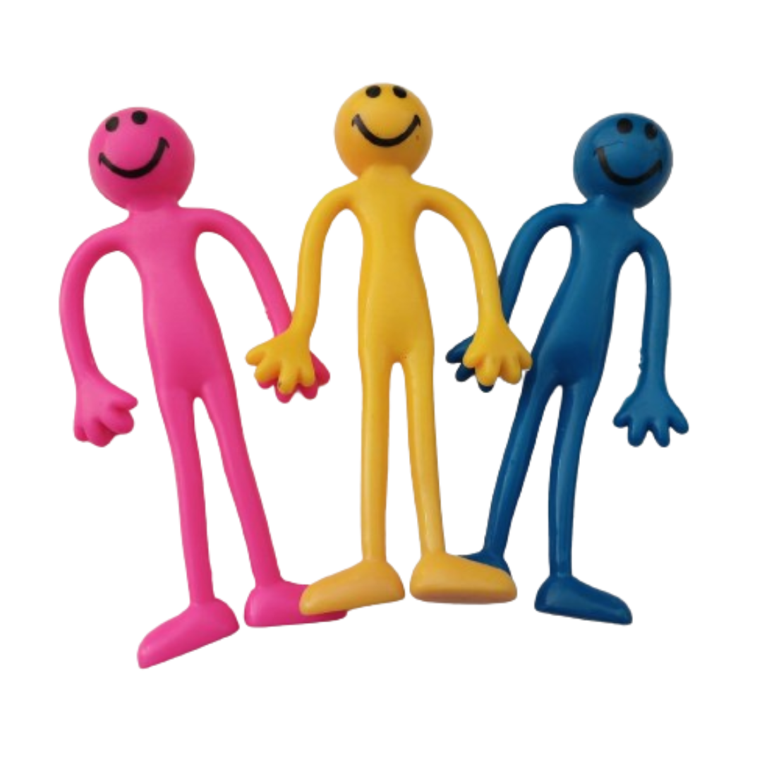 bendy-men-pink-yellow-blue-front