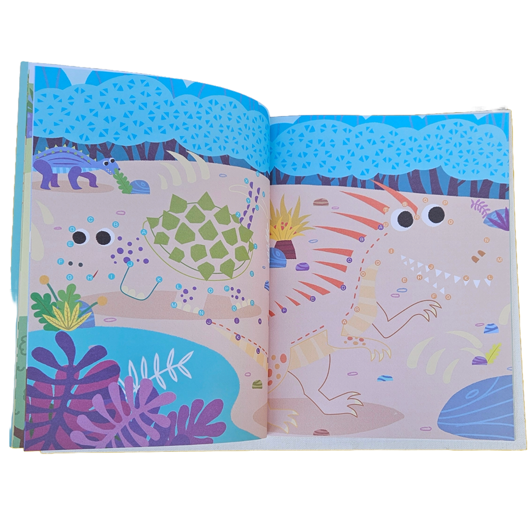 Dot to Dot - Dinosaurs: Fun & Creative Activity Book for Toddlers - Little Explorers Toy Shop