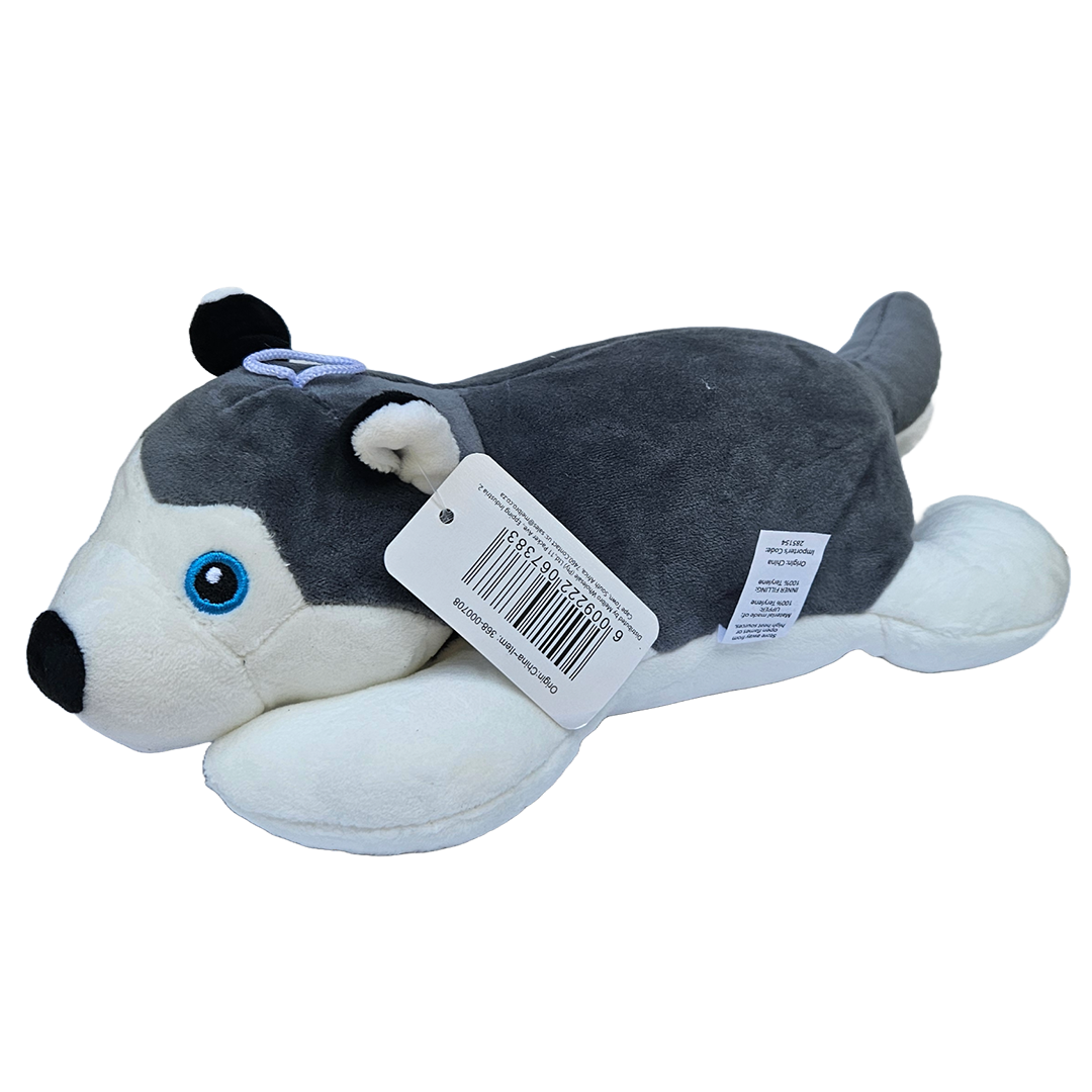 Soft and Cuddly Husky Dog Plush Toy for Kids - Little Explorers Toy Shop