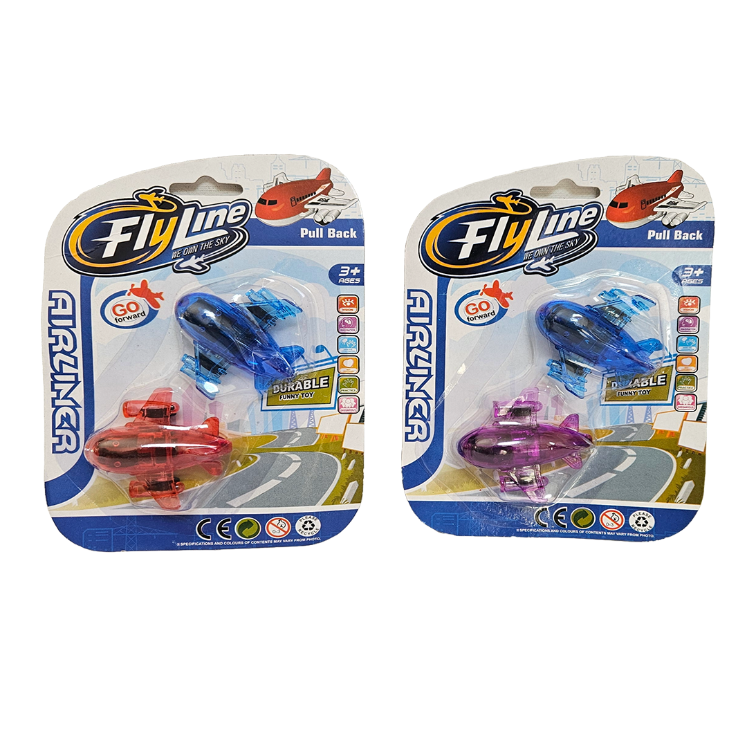 Pull back planes (random colors available) - Little Explorers Toy Shop