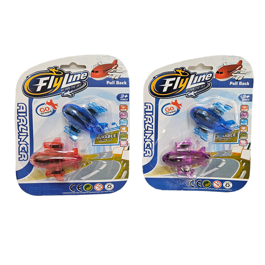 Pull back planes (random colors available)