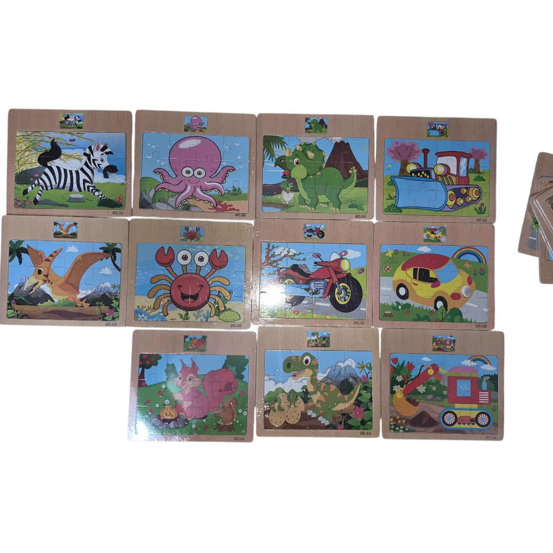 Small wooden puzzles (Random designs available)