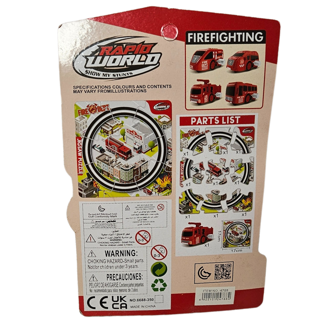 Road puzzle with wind up car - Little Explorers Toy Shop
