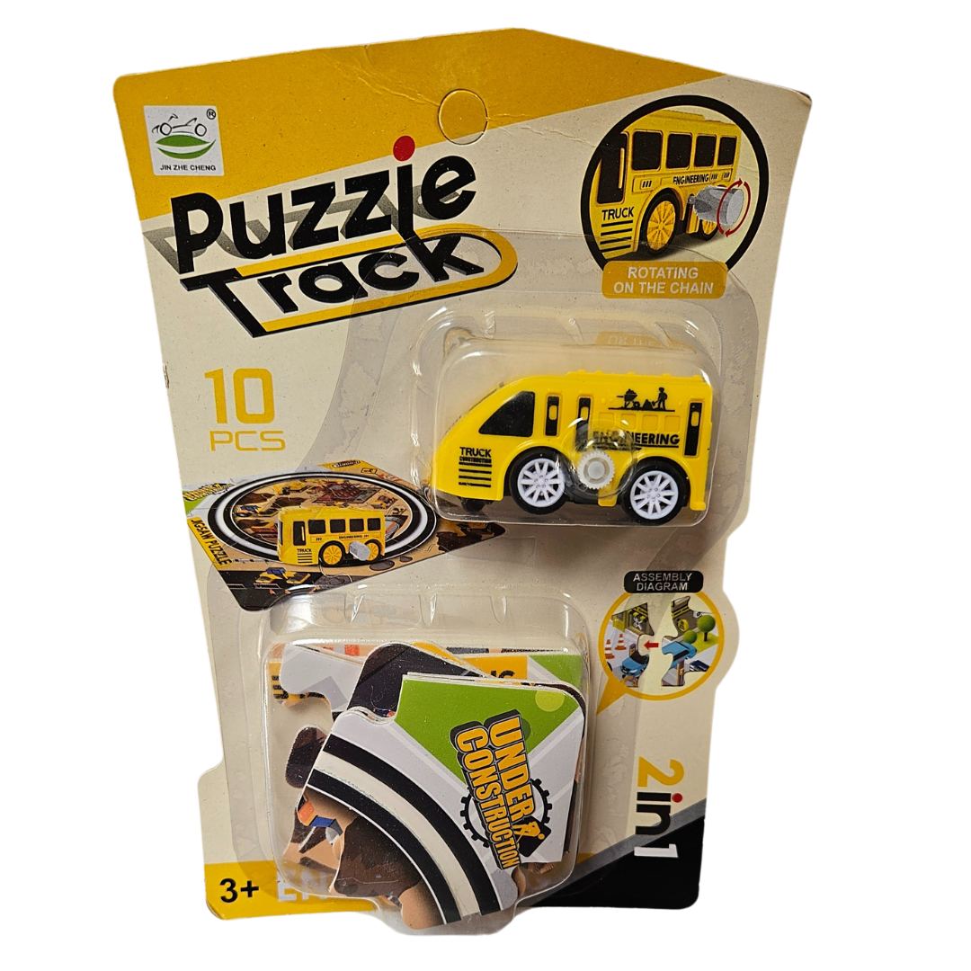 Road puzzle with wind up car - Little Explorers Toy Shop